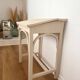 Antique school desk with inkwell