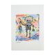 Offset Litho After Jean-Michel Basquiat Fishing 92/100 Abstract Art Print
