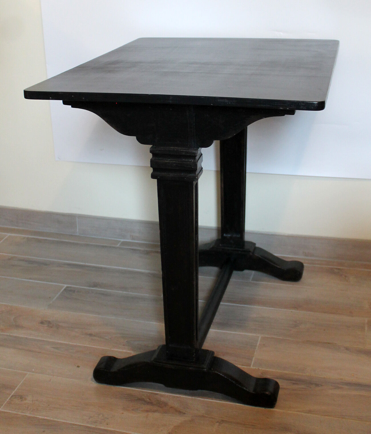 Black bistro table