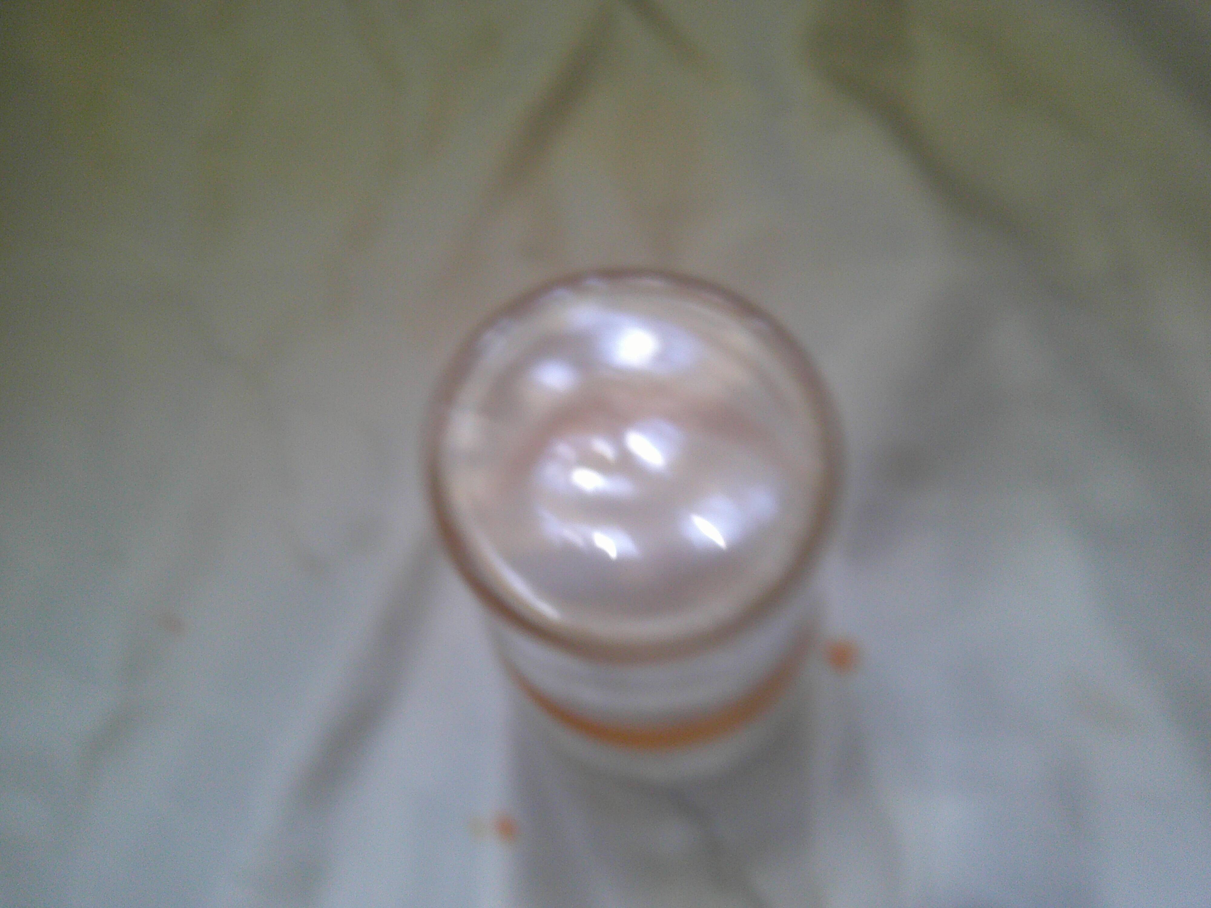 Set of 4 orange granite glasses