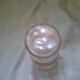 Set of 4 orange granite glasses