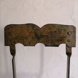 Chaise d'enfant en fer forgé. XIXème