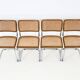 Ensemble de 4 chaises de salle à manger Style B32 de Marcel Breuer