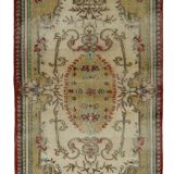 ONE-OF-A-KIND TURKISH HANDWOVEN VINTAGE RUG - RUSTIC VINTAGE CHARM 210X 120