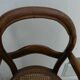 antique caned high chair for children