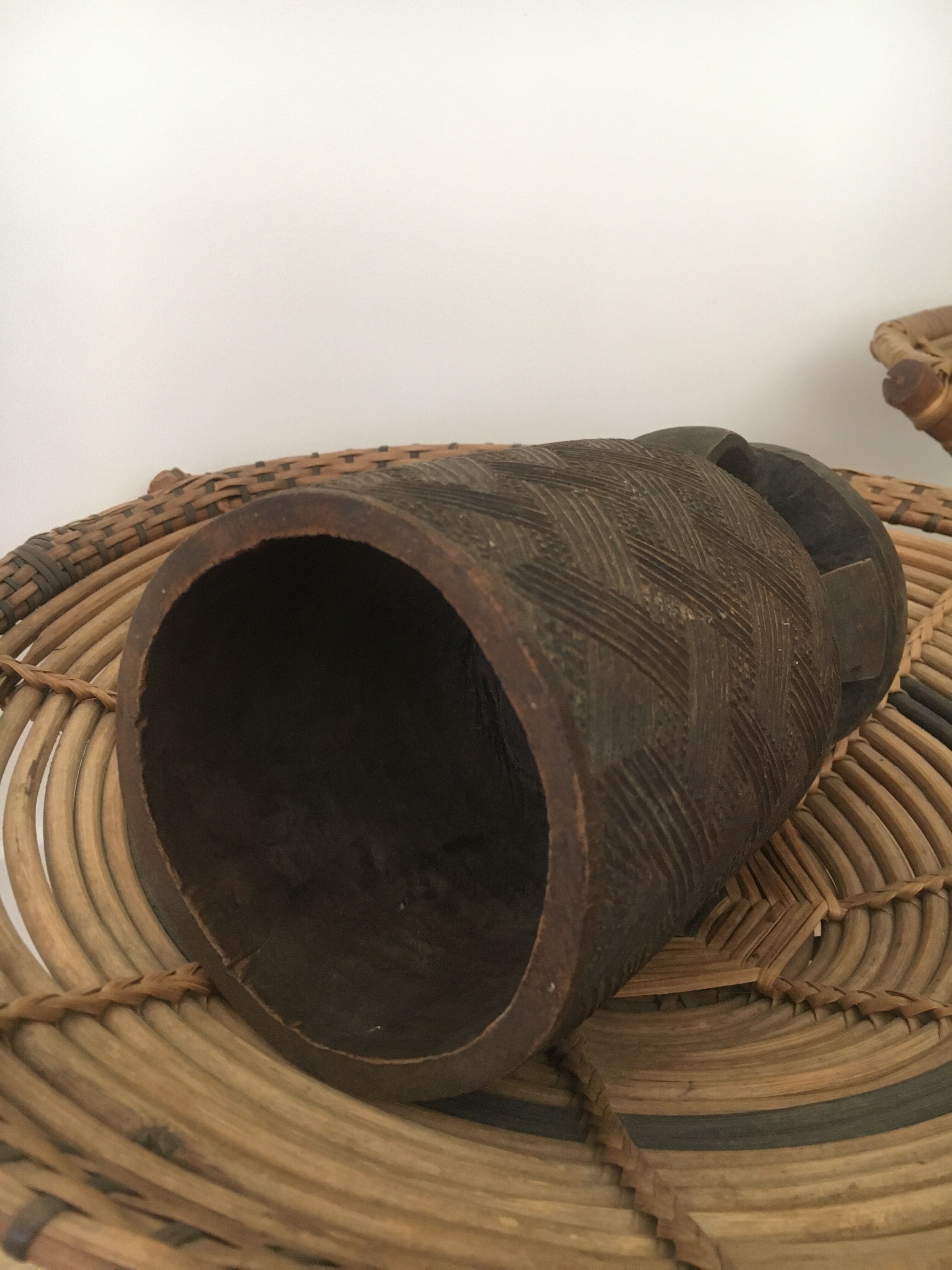 Wooden Kuba vase - Congo - Africa