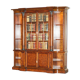 Bibliothèque Theodore Alexander en faux livres en laurier burl