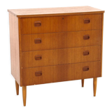 Commode scandinave en teck, Suède, 1960