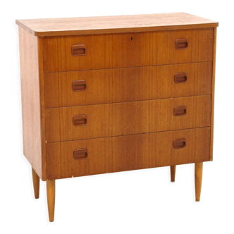 Scandinavian teak chest of drawers, Sweden, 1960