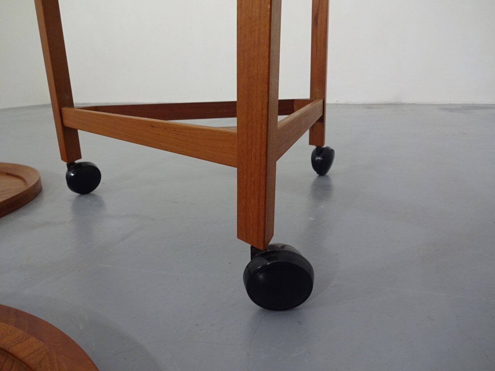Teak Serving Trolley from Sika Møbler, 1960s