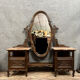 Coiffeuse psyché Louis XV Baroque en noyer vers 1850-1880