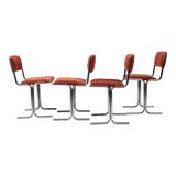 Suite of four chairs 70s