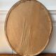 Gold oval mirror - mercury glass