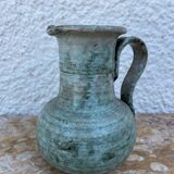 Small water green ceramic pitcher