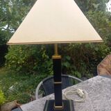 Vintage black and gold Robert De Schuytener lamp