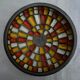 Multicolor dish, original ceramics signed Jean Garillon, years 50
