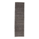 Tapis kilim de couloir marron foncé vintage