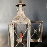Lantern candle holder with glasses