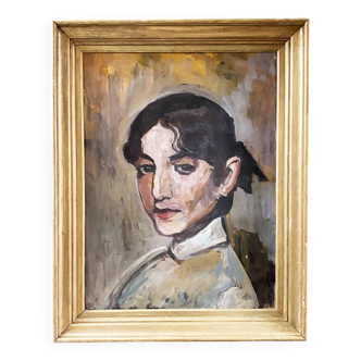 Tableau "L'espagnole" milieu XXème