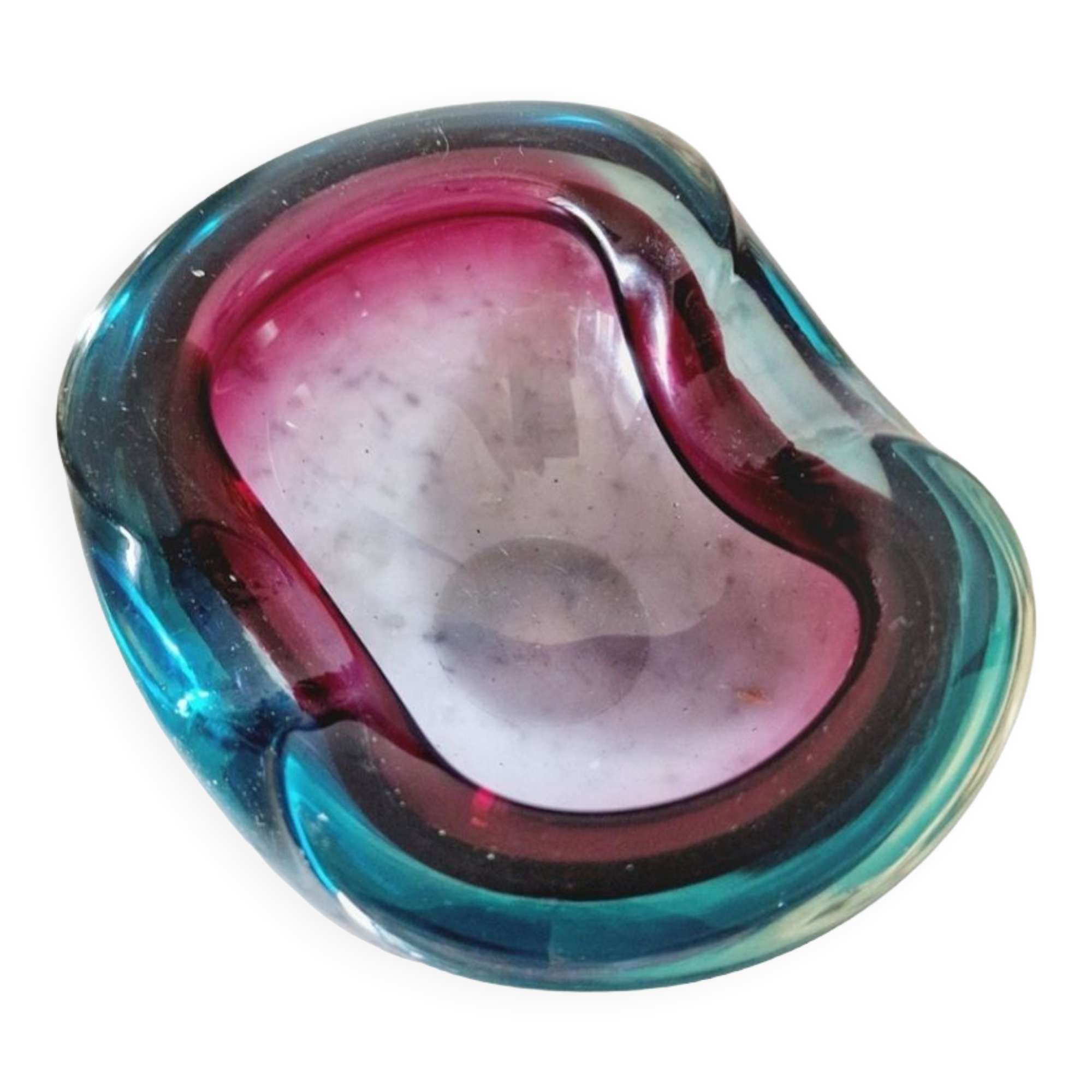 Ashtray empty pocket sommerso blue purple