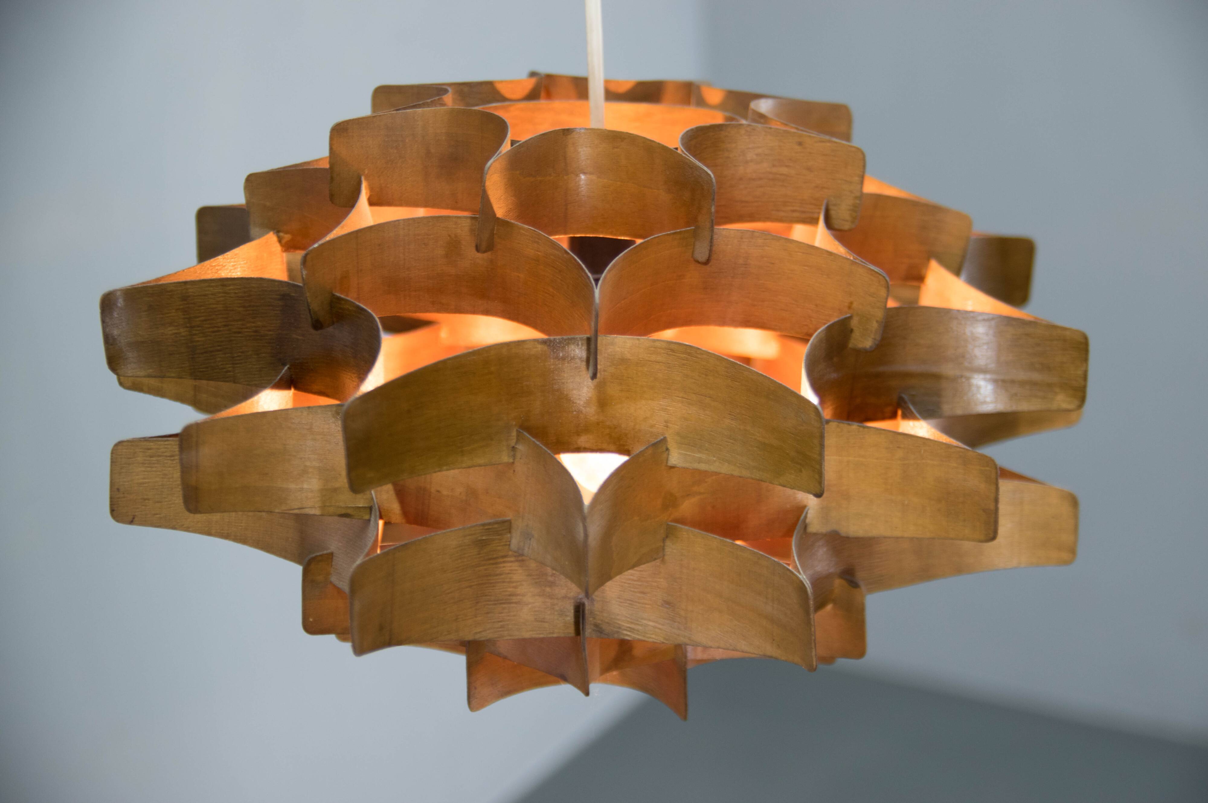 Design Veneer Pendant, 1960s