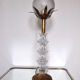 Art Deco crystal floral lamp