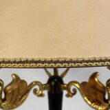 Lampe en laiton doré, style empire - début XXe