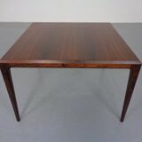 Rosewood coffee table by Johannes Andersen for CFC Silkeborg, Denmark, 1950s.