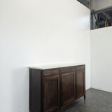 Louis XVI period mahogany sideboard, late 19th century