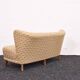 Swedish lounge sofa & cocktail chair set, 1950s – curved wingback