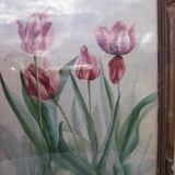Tableau de fleurs vintage