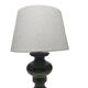 Polish postmodern bedside lamp in glass and pottery, 1980s