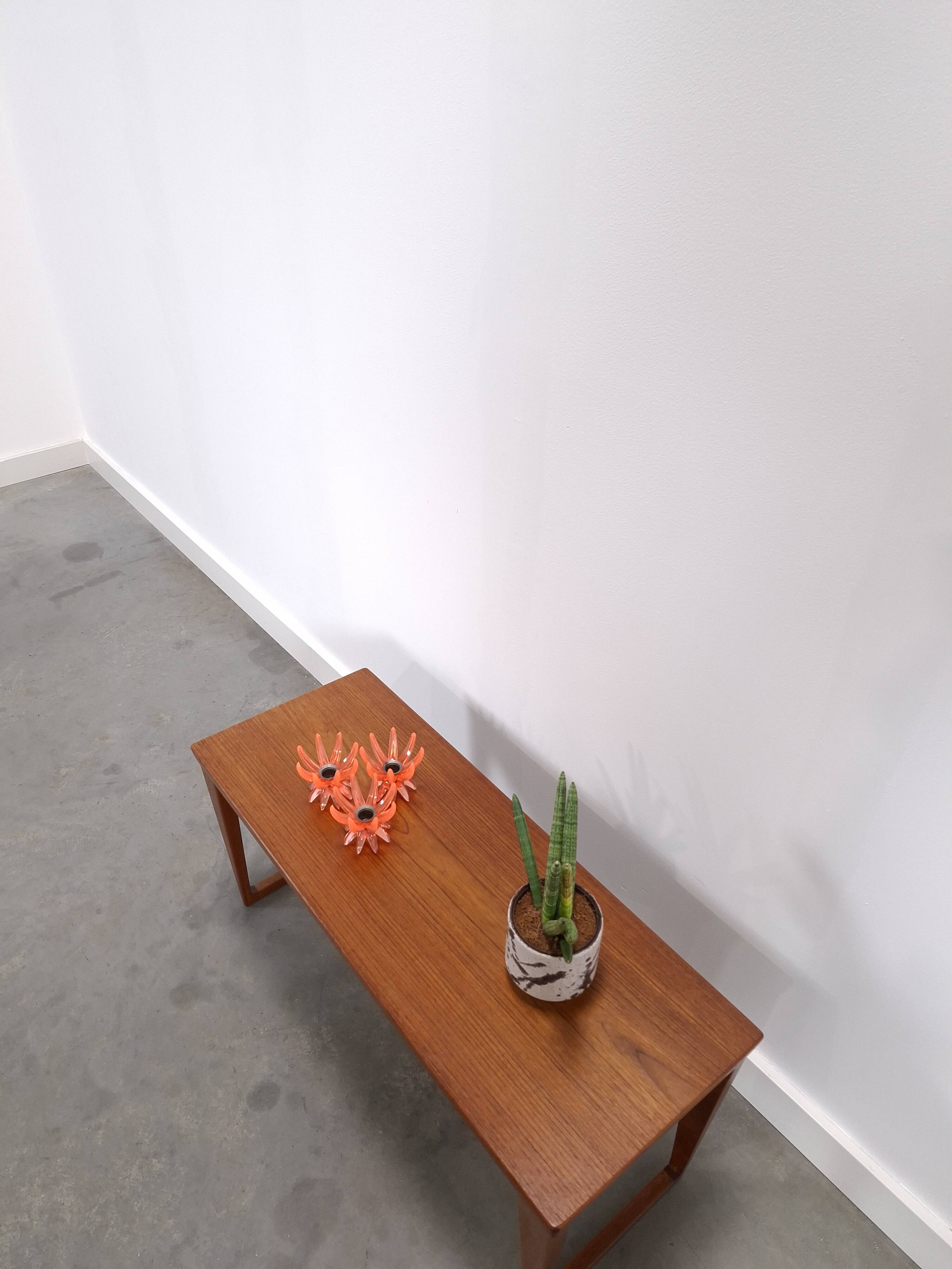 Vintage teak table Kai Kristiansen, Danish design coffee table, model 35