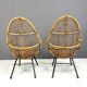 Pair of Mid-Century chairs by Rohé Noordwolde, 1960's, Netherlands
