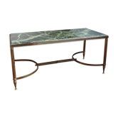 Table basse marbre et laiton