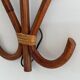 Unique wall lamp in bamboo and fabric, Lantern Design/One, Italy, 1960s