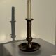 Large adjustable antique gold candlestick H20 D10