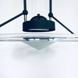 Black pendant lamp, 1980s