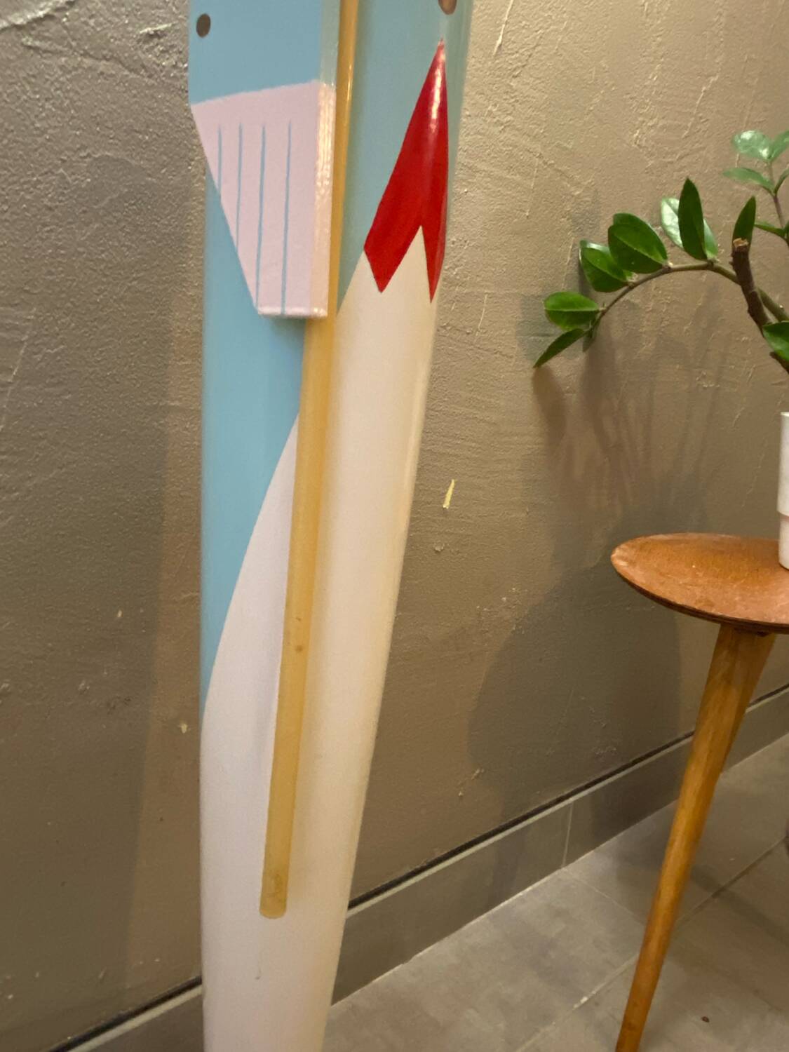 Vintage soldier floor lamp Suzanne bonnichon
