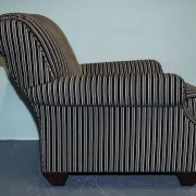 Vintage Striped Chair by Ralph Lauren for Henredon