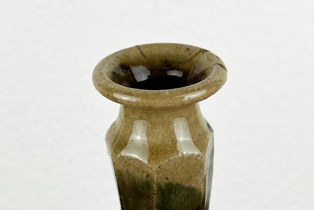 Japanese pottery vase from a mid-century Mashiko workshop, 1960s.