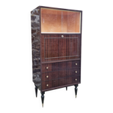 Desk, chest of drawers, shelves, library, vintage, 50s - 60s