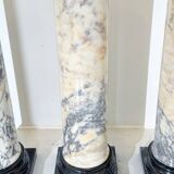 Set of 4 Marble Columns, Italy, 1980s