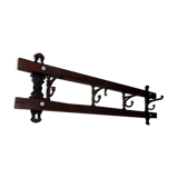 Wall coat rack hooks art deco 1930