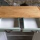 Vintage water green Parisian sideboard