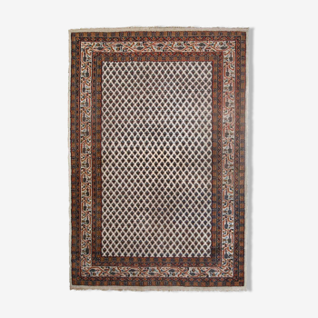 Vintage indian carpet seraband handmade 124cm x 185cm 1980s, 1c623