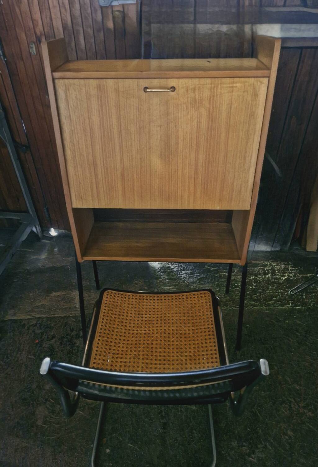 Bureau Secrétaire dans le goût Guariche, Hitier 1950, 60
