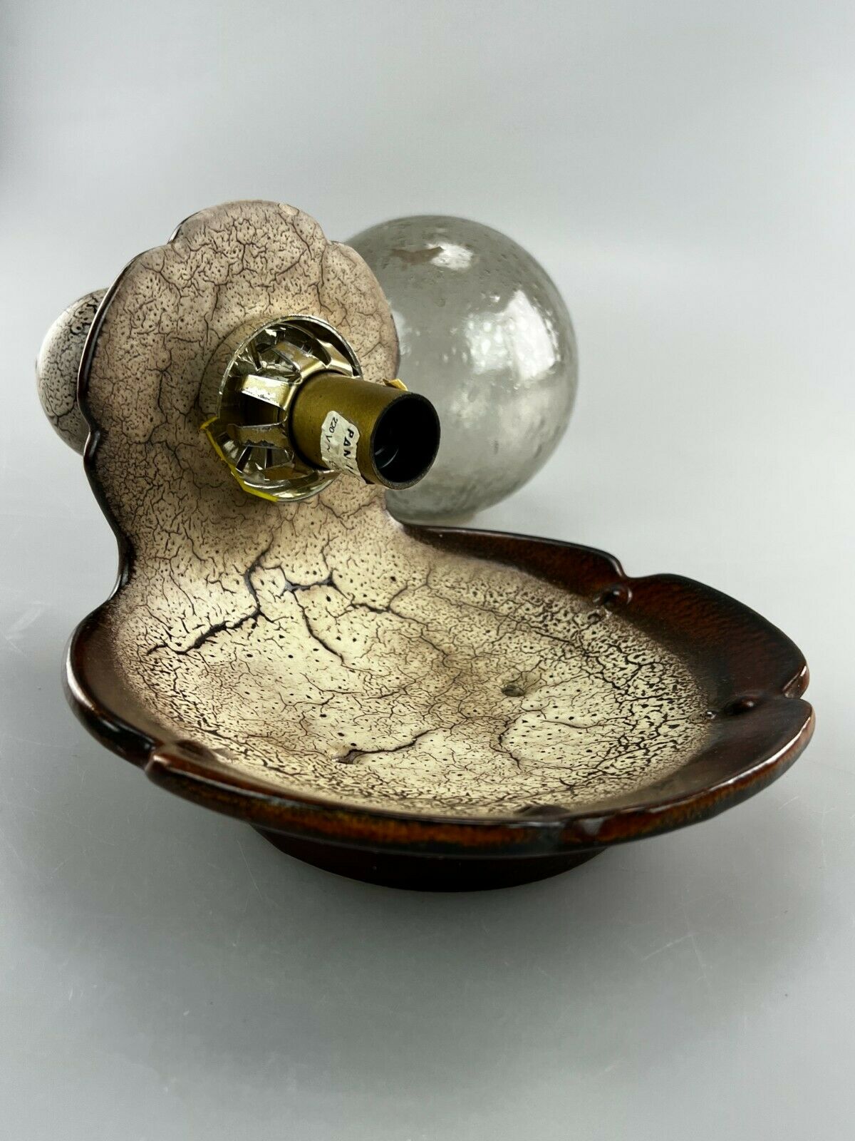 Mid-century ceramic wall light from the 70s