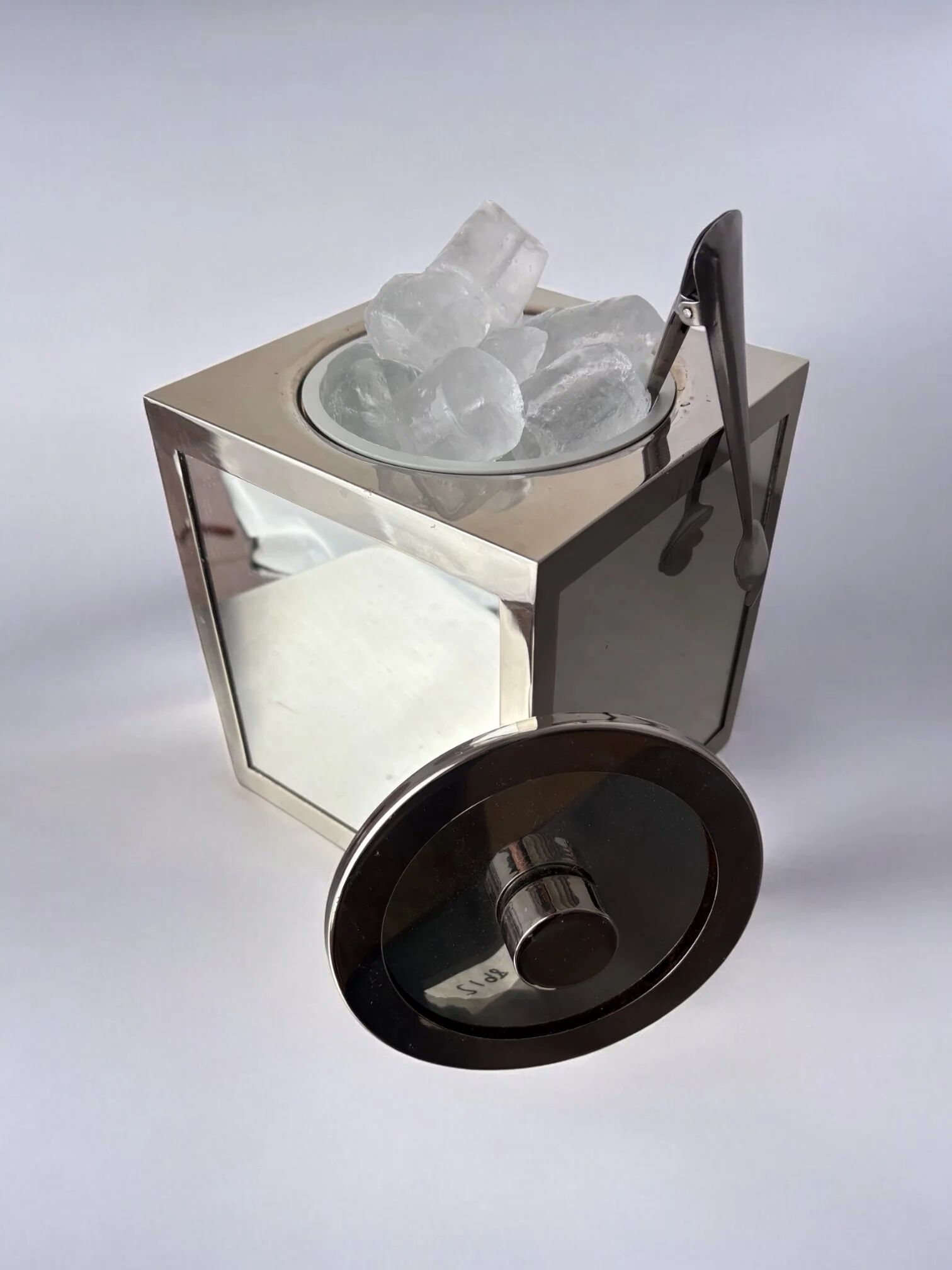 Romeo Rega mirrors ice bucket, Italy, 1970s