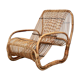 Rattan armchair, Italy, 1950s